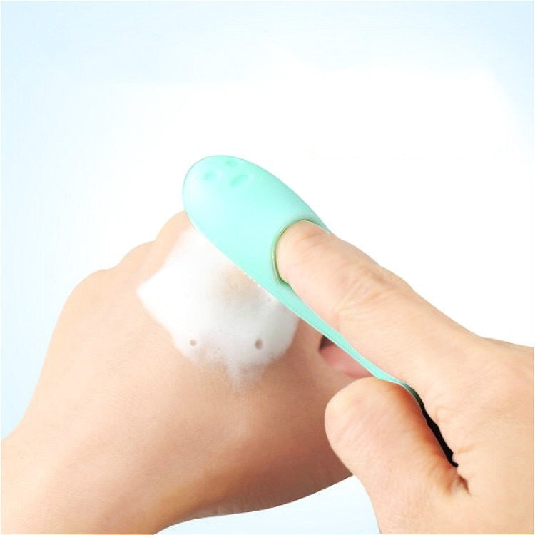 Mini face scrubber brush for daily skincare
