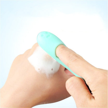 Mini face scrubber brush for daily skincare