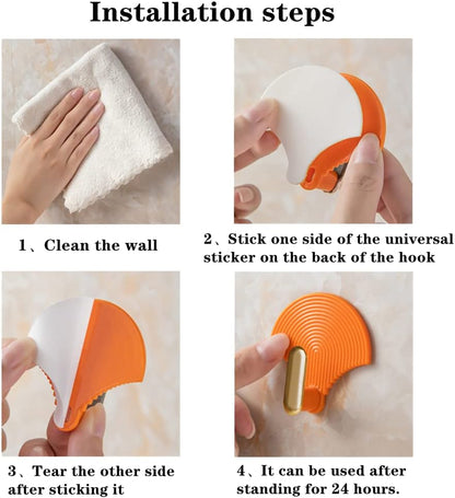 Fan hooks for the bathroom and kitchen