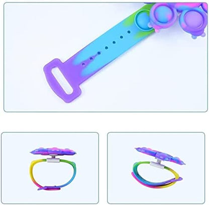 Light-up pop fidget bracelet