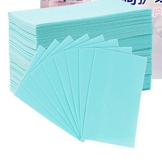 Floor cleaning sheets in blue