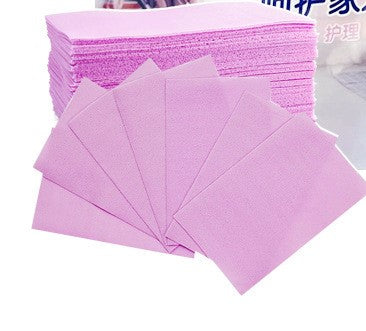 Floor cleaning sheets in purple