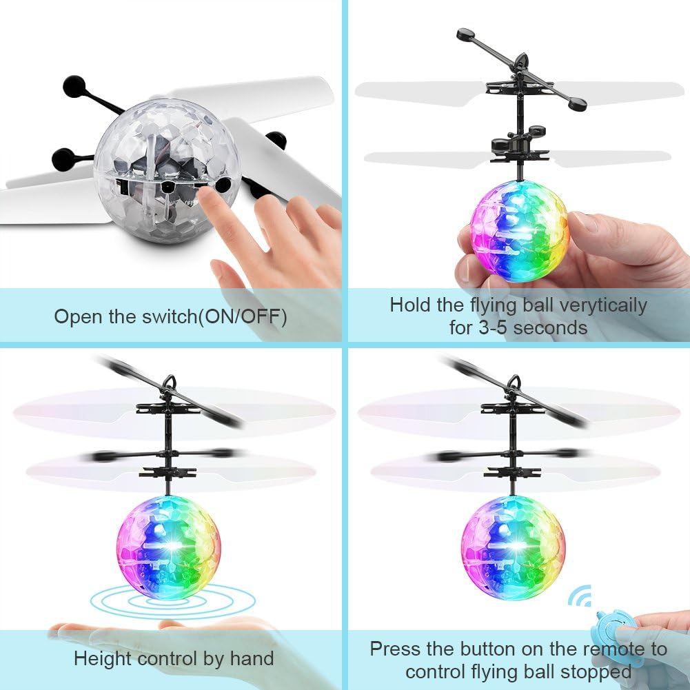 Indoor flying ball toy