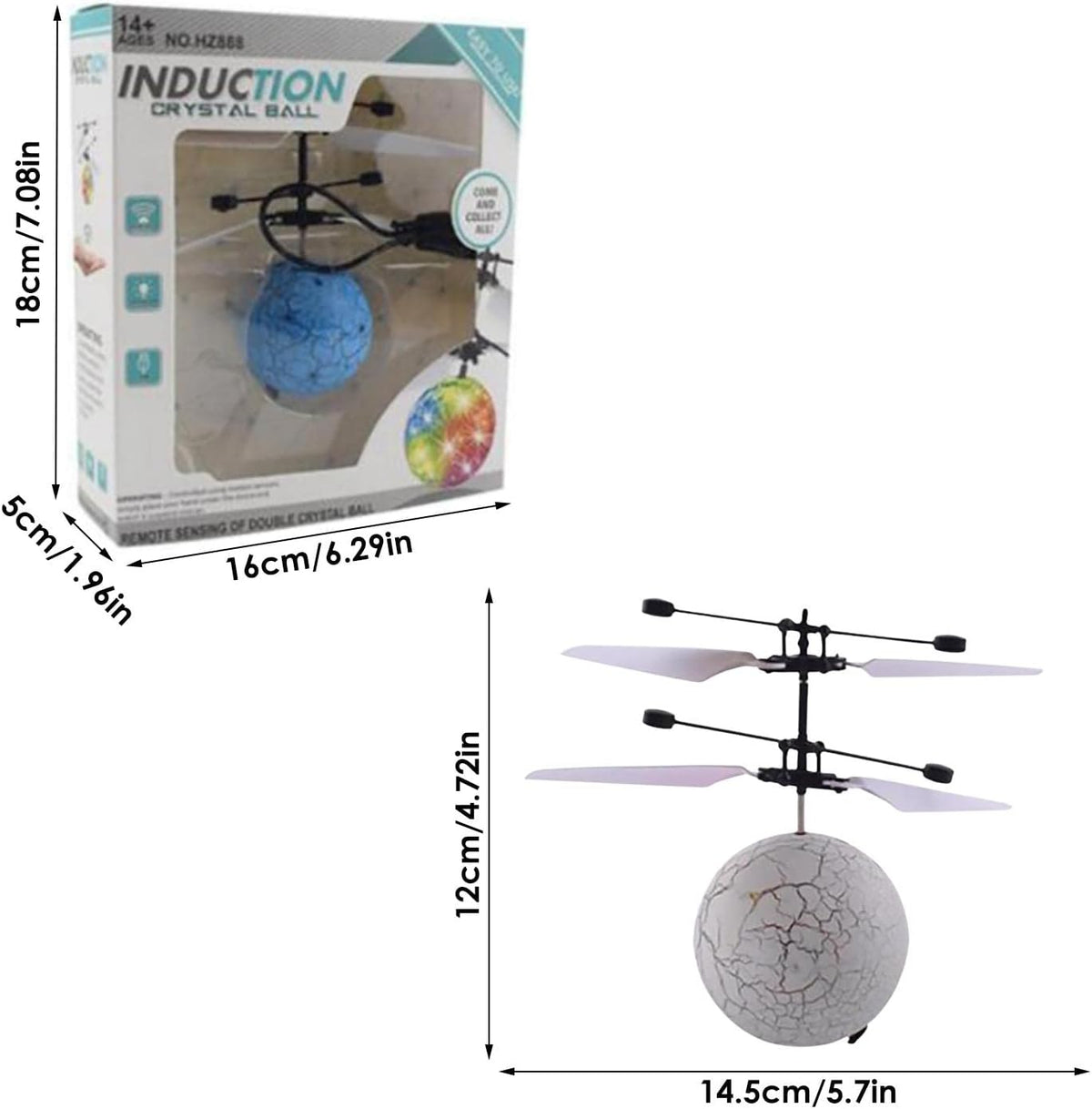 Flying orb ball toy for kids