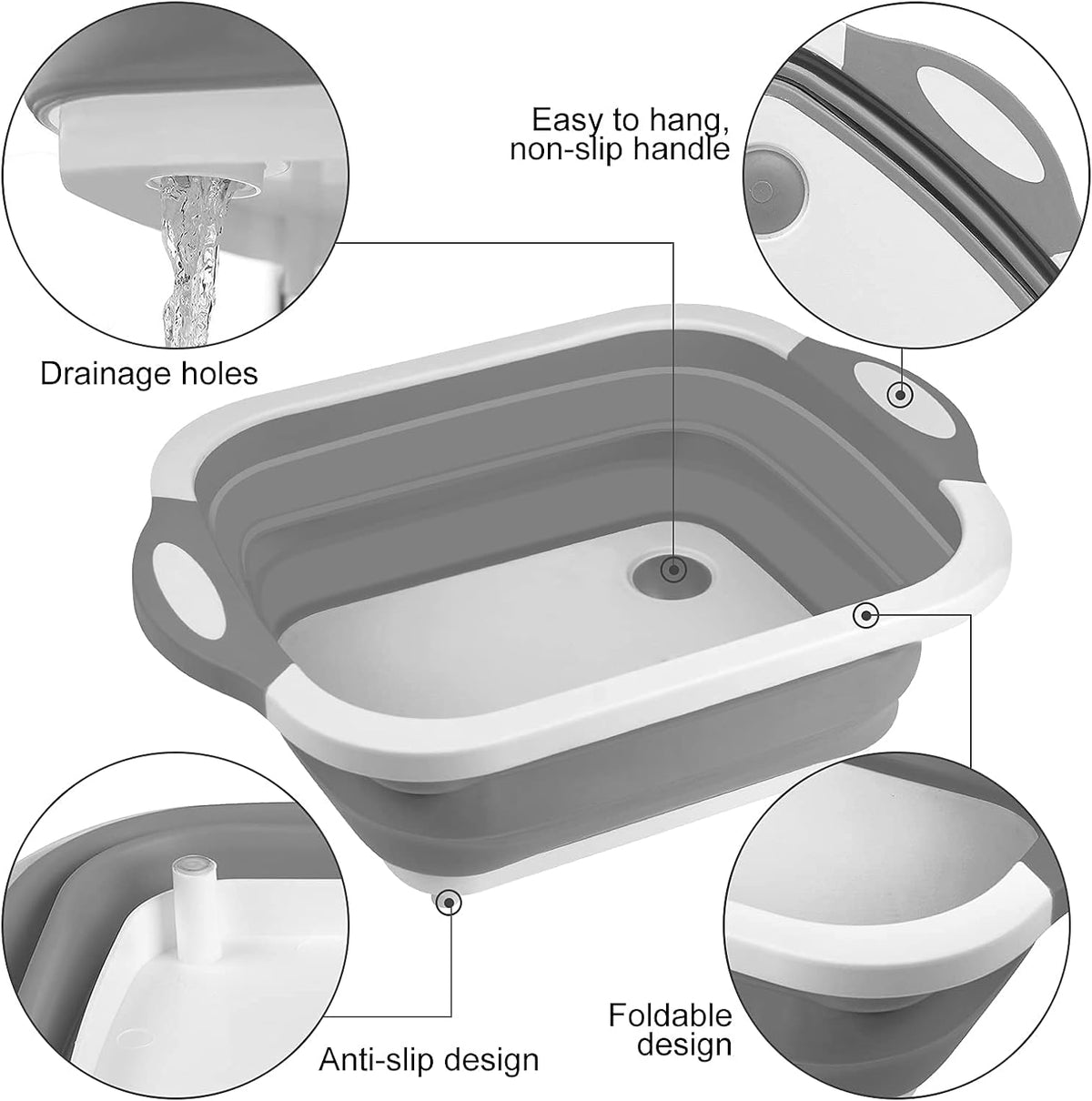 Foldable cutting board for fruits and vegetables