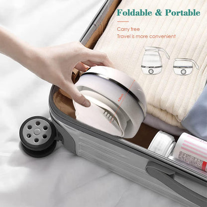 Portable foldable kettle for travel