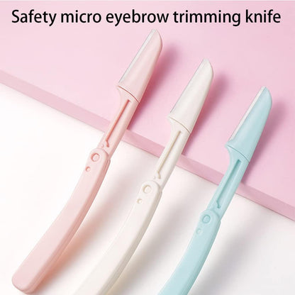 Eyebrow shaping razor