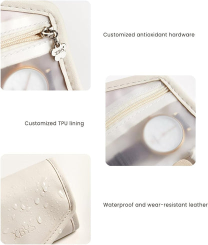Jewelry organizer interior with compartments