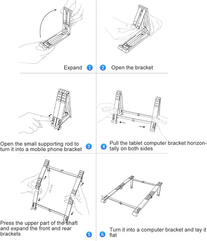 Portable tablet and phone stand