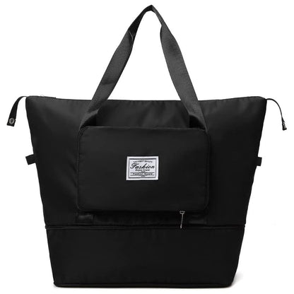 Foldable style large capacity bag in black