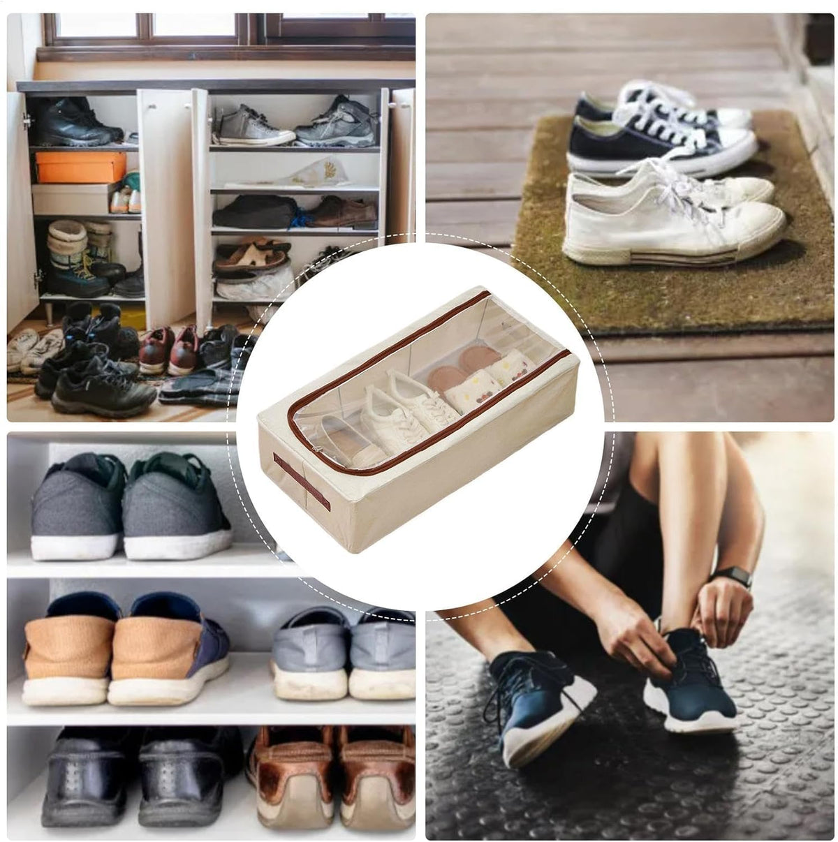 Shoe storage box uses around the home