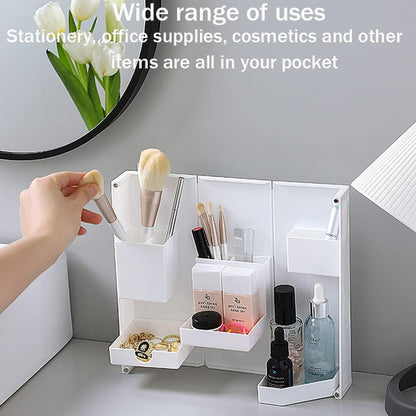 Foldable storage box for the home