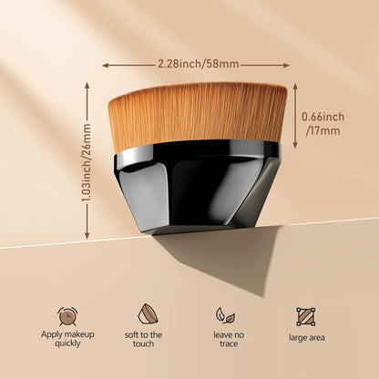 Makeup brush for face and foundation