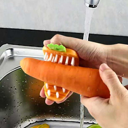 Durable vegetable brush that won't break easily