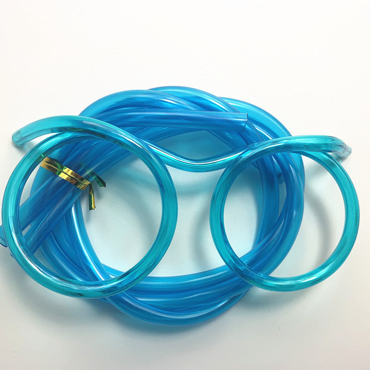 Fun eyeglasses drinking straw in blue