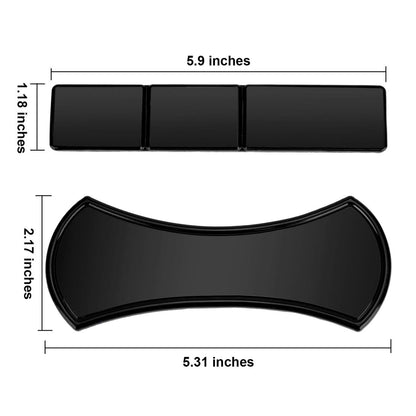 Gel pad phone holder in black