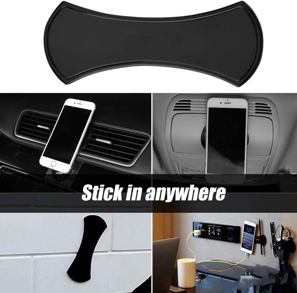 Nano rubber gel pad for mounting a phone in the car