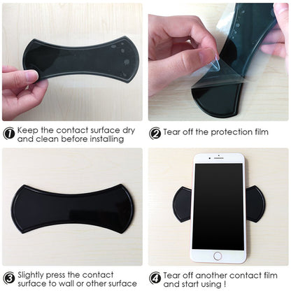 Sticky gel pad for keys, cards and small items