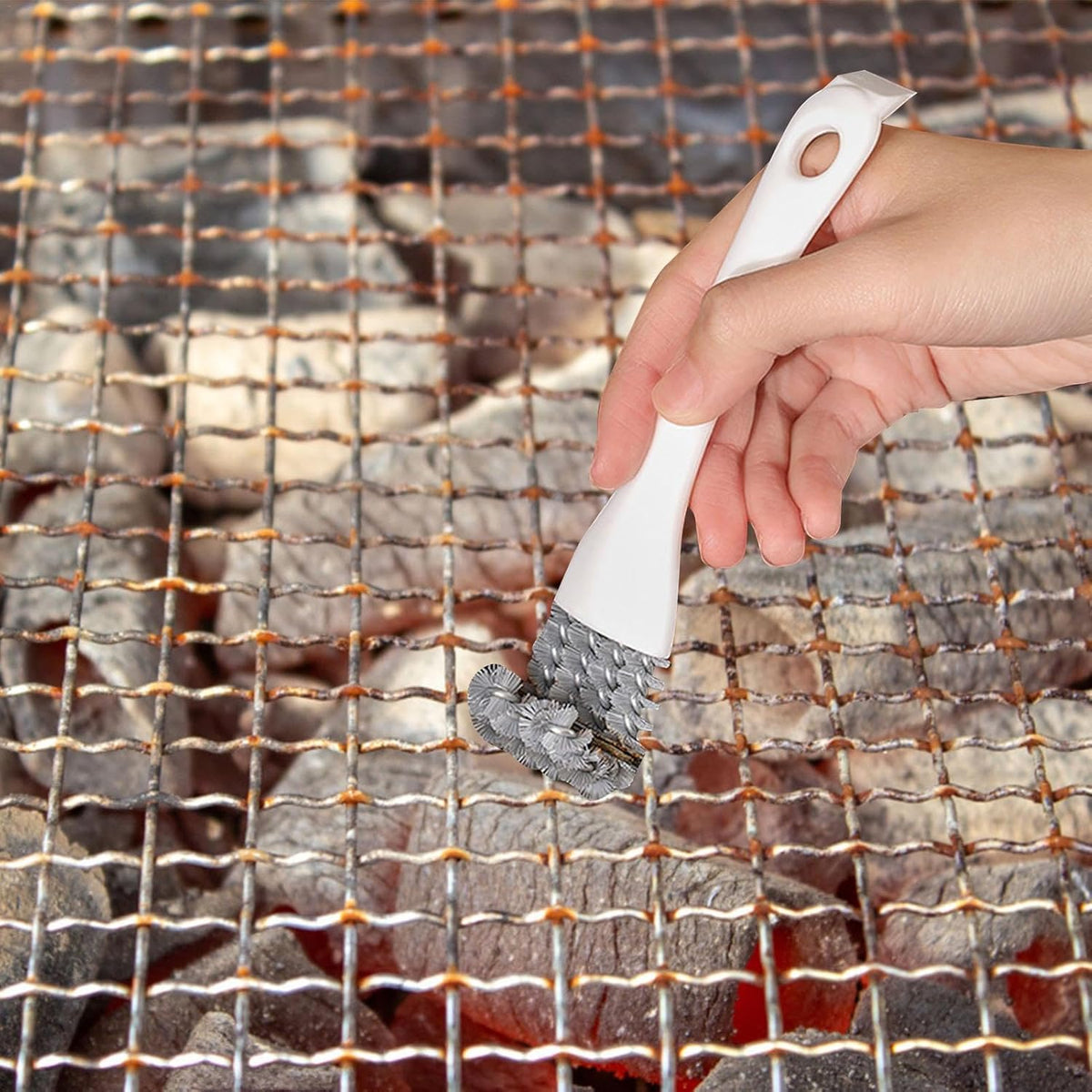 Barbecue cleaning brush