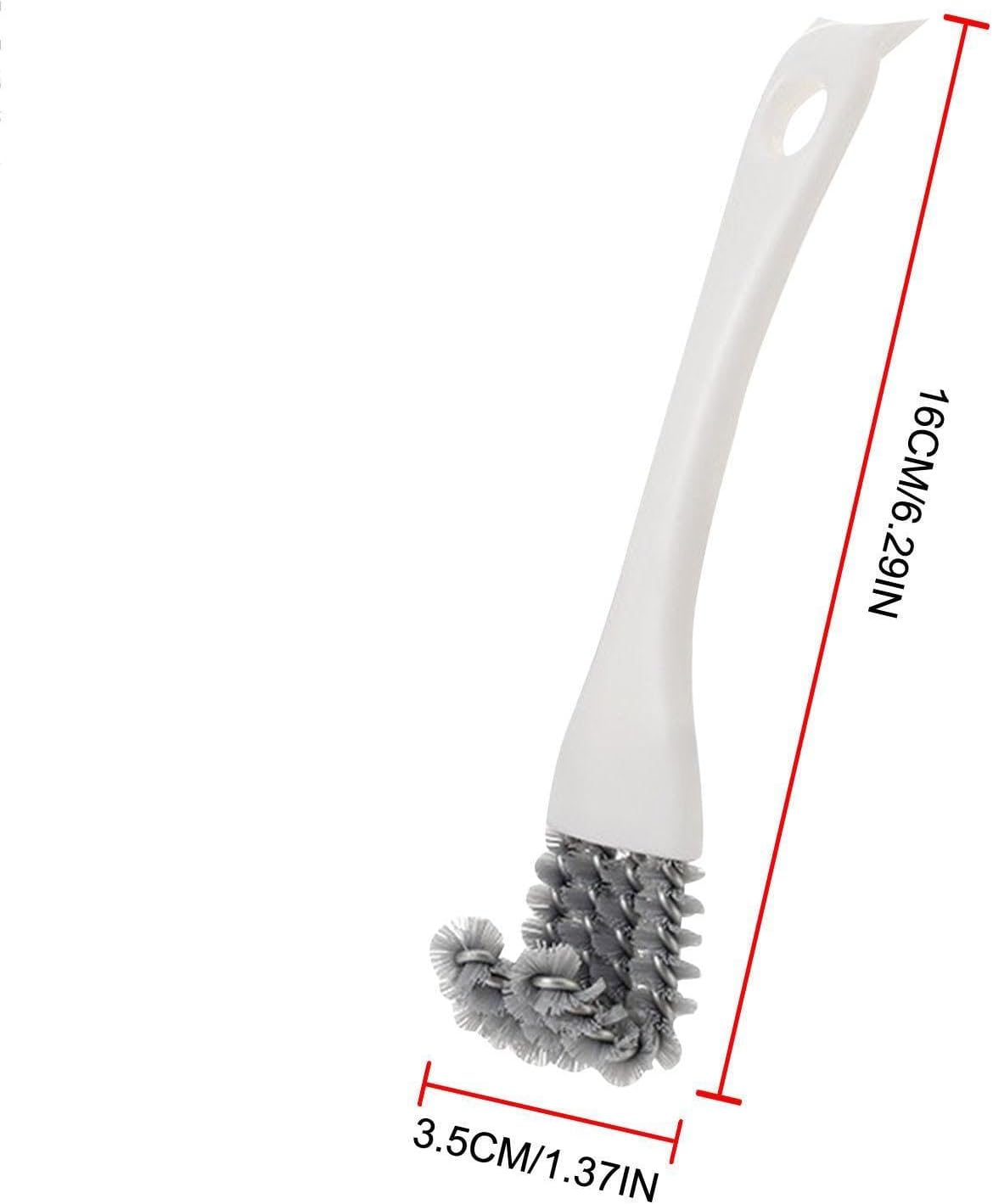 Grill and oven cleaning brush in white