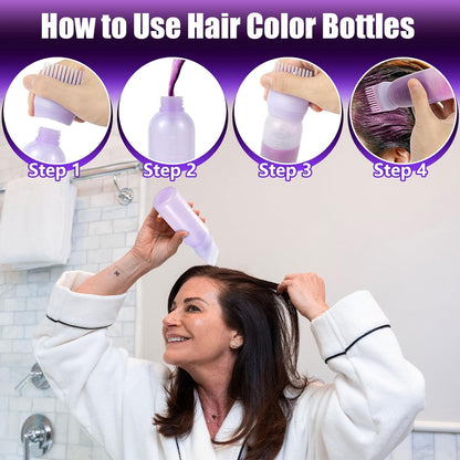 Applicator bottle for scalp treatments