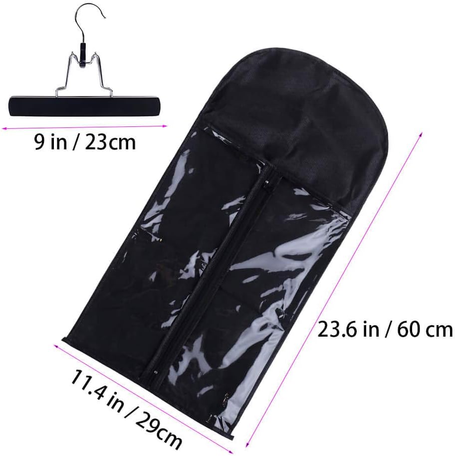 Hair extension hanger that protects from dust and moisture