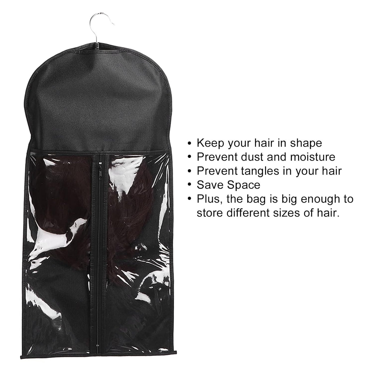 Hair extension storage for salons