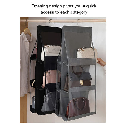 Closet purse storage hanger