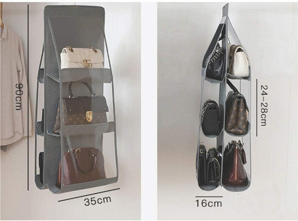 Durable non-woven fabric handbag storage organizer