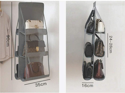 Durable non-woven fabric handbag storage organizer