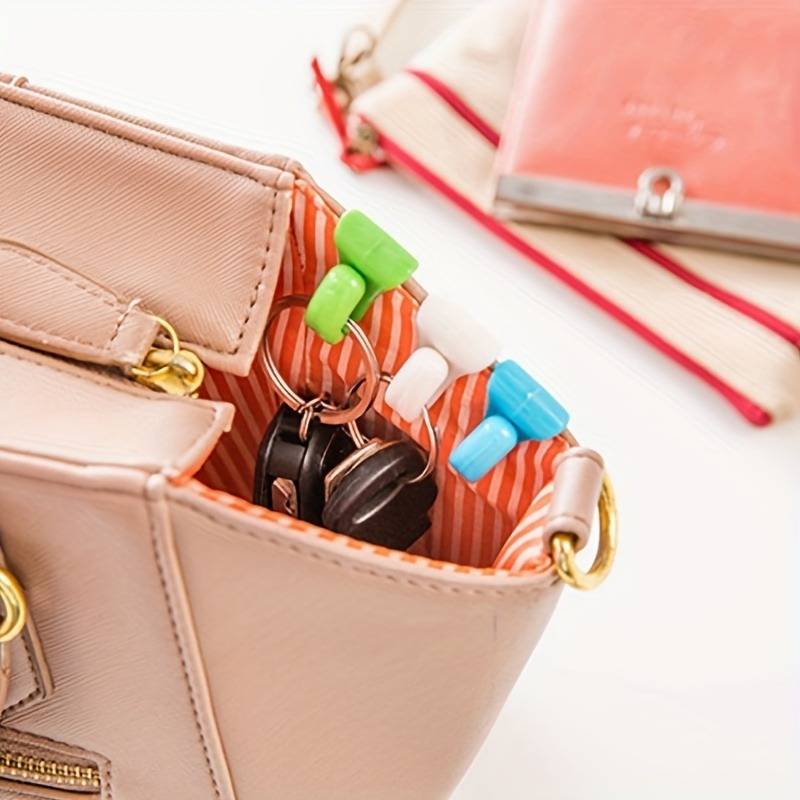 Anti-lost key ring hooks for handbags
