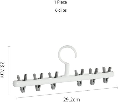 Hat hanger with clips