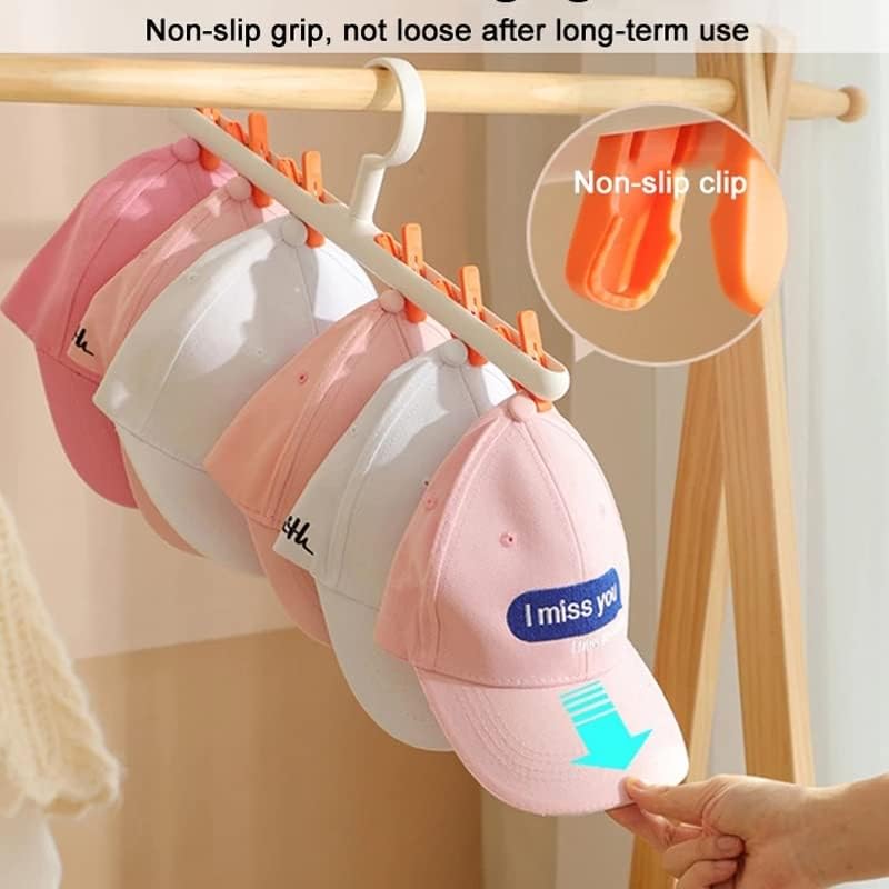 Laundry drying hanger with multiple clips