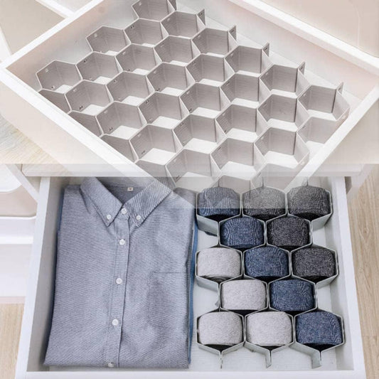 Honeycomb drawer divider set of 8 pieces