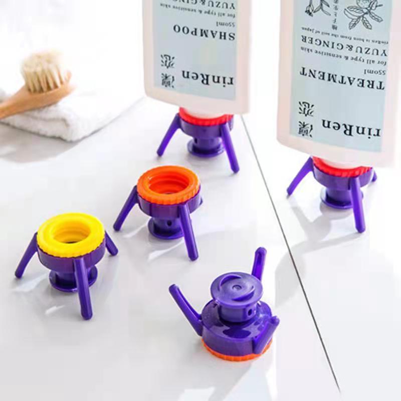 Inverted bottle caps, 3 pieces, for getting out the last drop