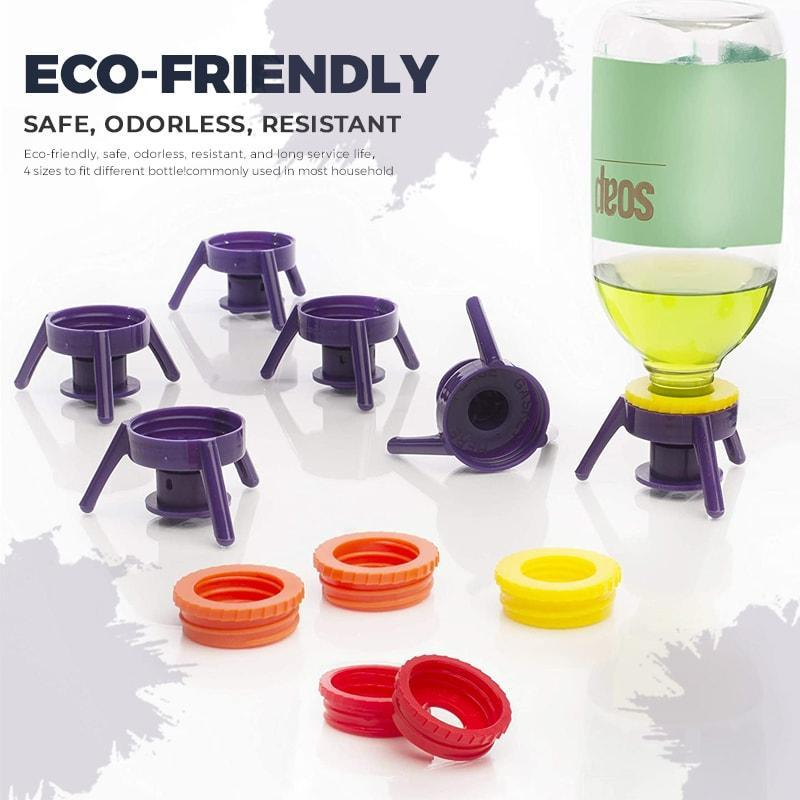 Inverted bottle cap kit
