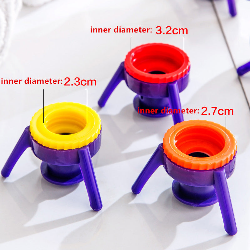 Reusable bottle flip caps
