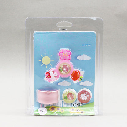Kids mosquito repellent bracelet, pink rabbits design
