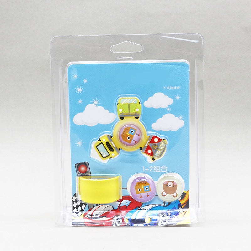 Kids mosquito repellent bracelet, yellow cars design