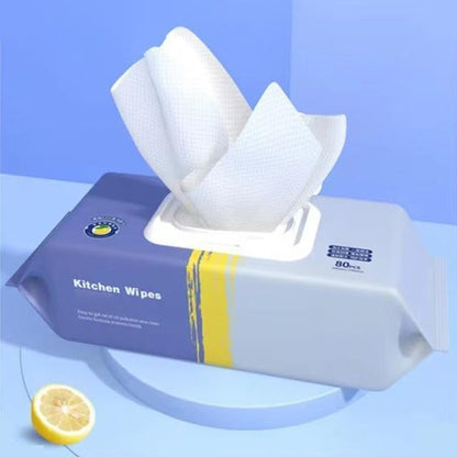 Kitchen cleaning wet wipes, 80 wipes