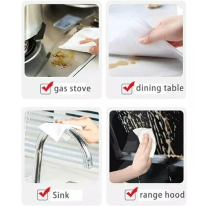 Kitchen wipes for range hoods