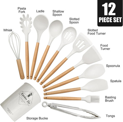 Silicone utensil set gift
