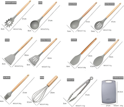 Complete kitchen utensil set