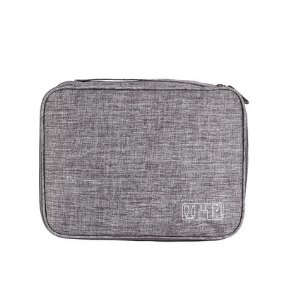 Large electronics organizing bag in grey