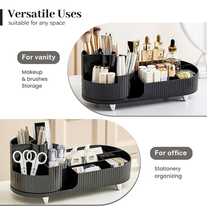 Large capacity vanity organizer