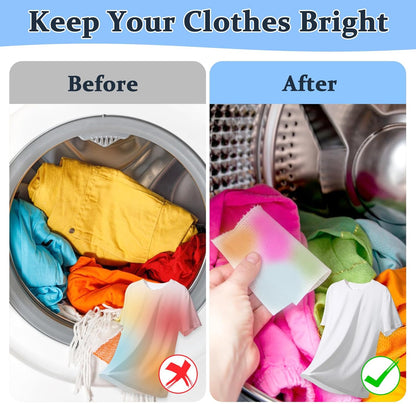 Color catcher for dark clothes