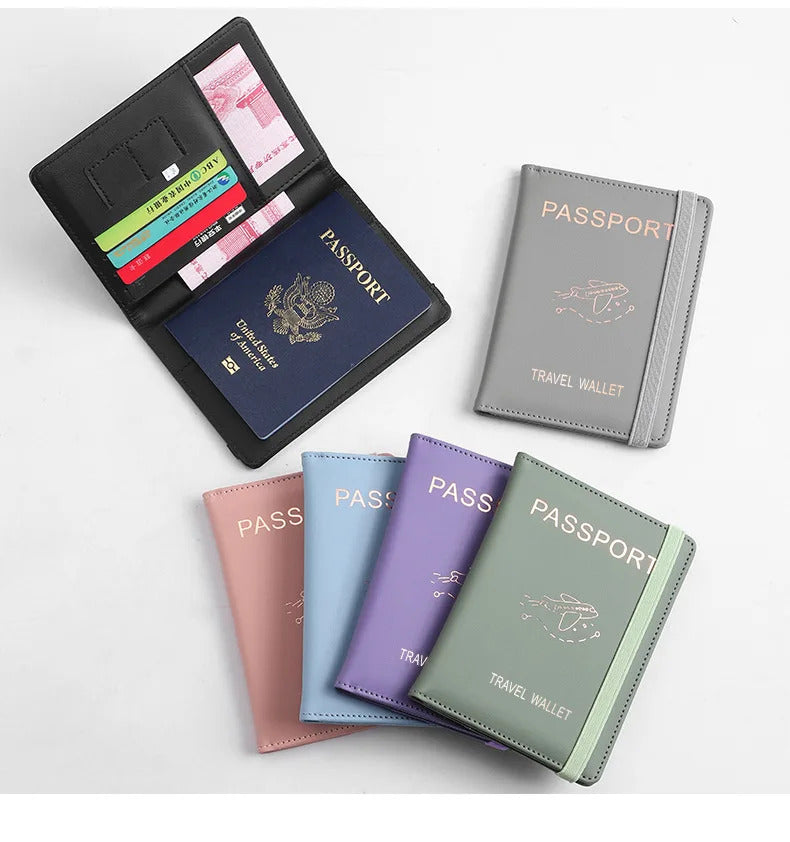Passport holder made of high quality PU leather