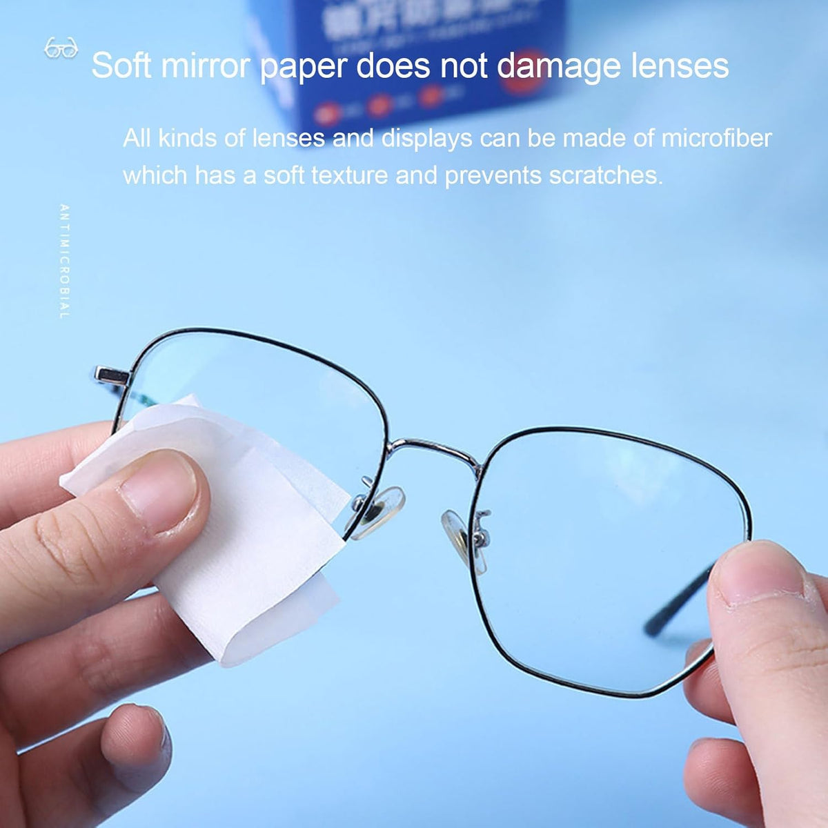 Anti-fog wipes for goggles