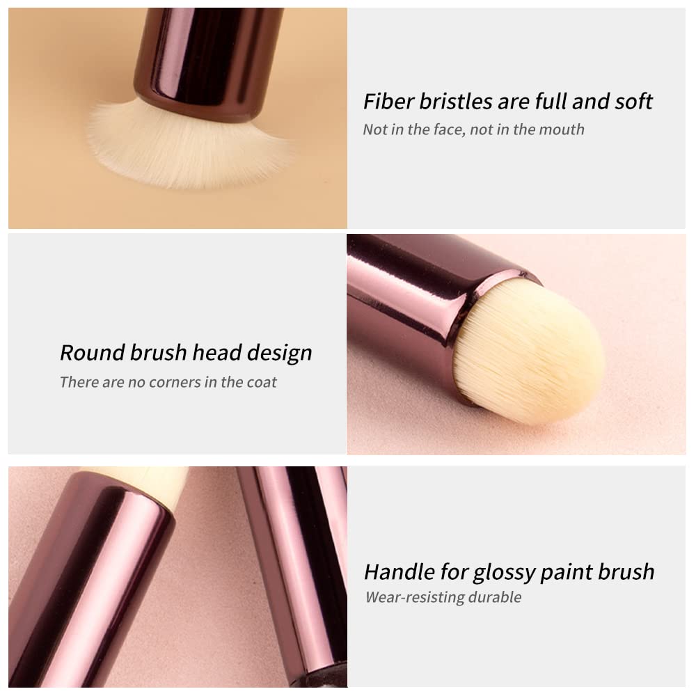 Lip brush for lipstick, lip gloss and lip liner