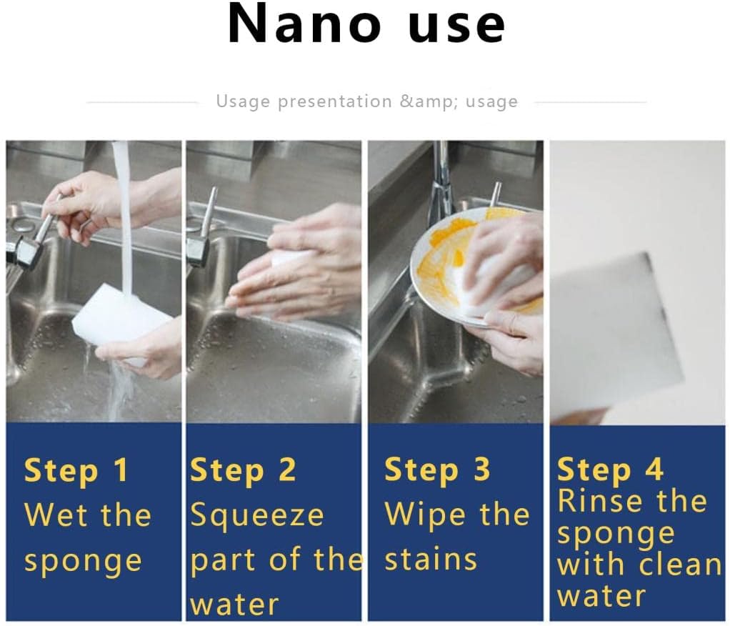 Magic eraser sponge for cleaning floors